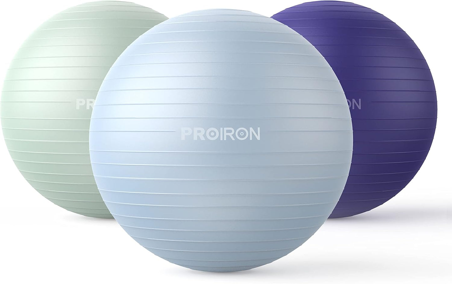 PROIRON Exercise Ball Anti-Burst Yoga Ball Chair with Quick Pump Slip Resistant Gym Ball Supports 500KG Balance Ball for Pilates Yoga Birthing Pregnancy Stability Gym Workout Training