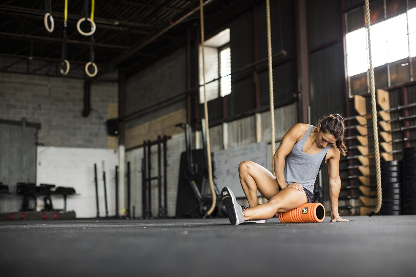 TriggerPoint GRID Foam Roller With Free Online Instructional Videos, Original (13-inch), Orange