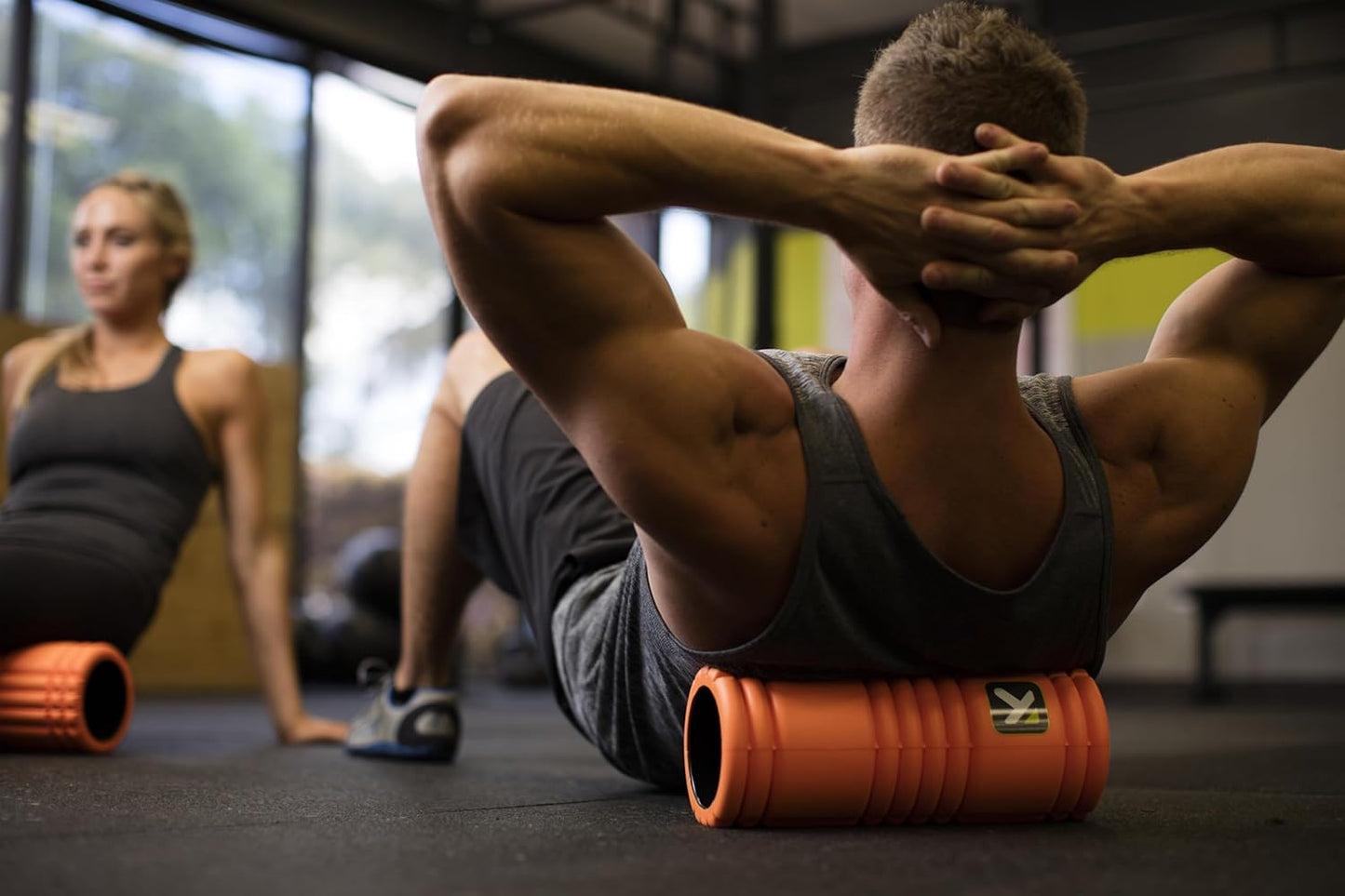 TriggerPoint GRID Foam Roller With Free Online Instructional Videos, Original (13-inch), Orange