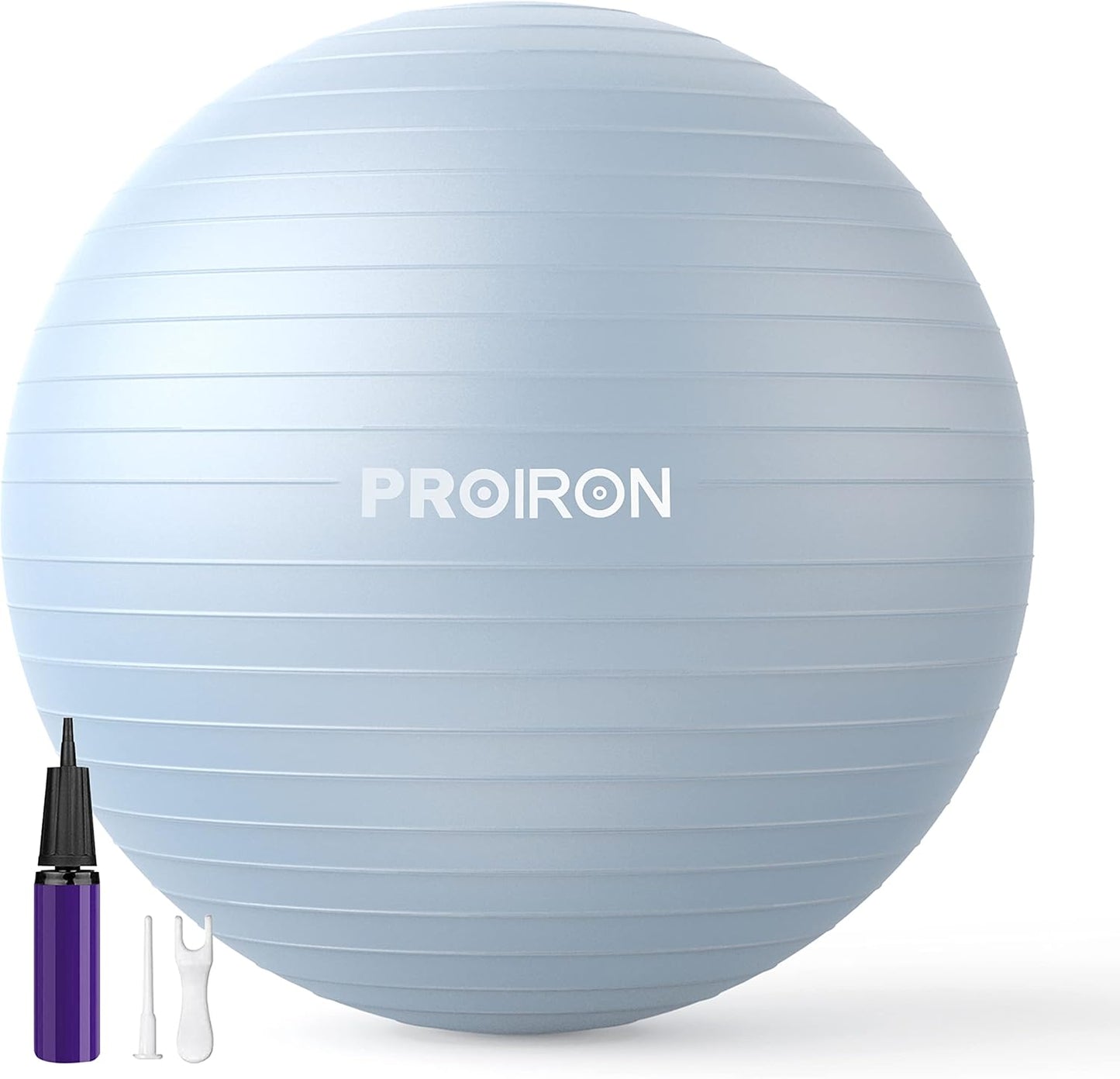 PROIRON Exercise Ball Anti-Burst Yoga Ball Chair with Quick Pump Slip Resistant Gym Ball Supports 500KG Balance Ball for Pilates Yoga Birthing Pregnancy Stability Gym Workout Training