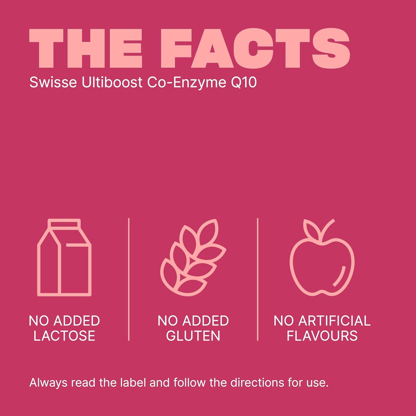 Swisse Ultiboost Co-Enzyme Q10 - Supports Heart Health & Energy Production - 180 Capsules