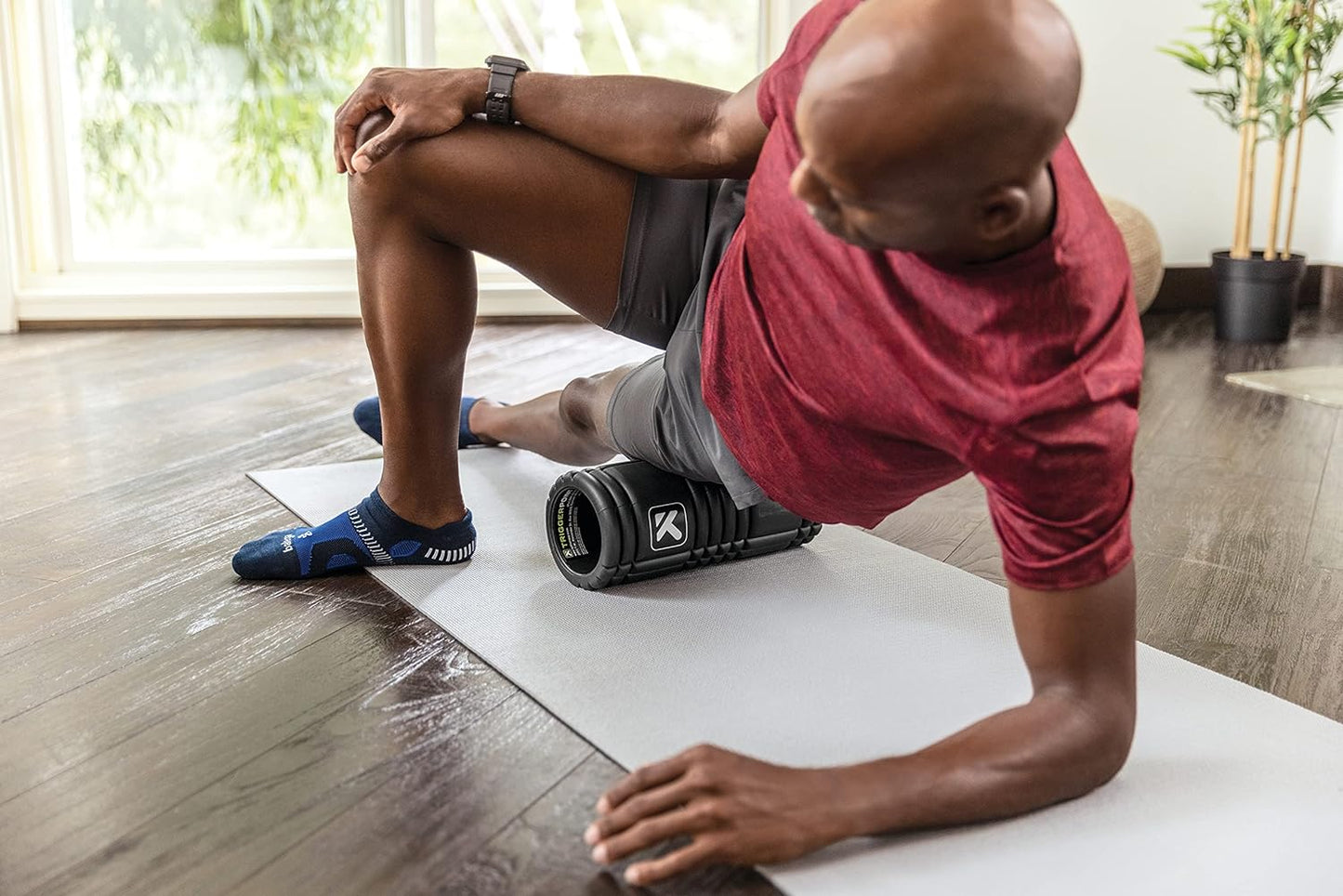 TriggerPoint GRID Foam Roller With Free Online Instructional Videos, Original (13-inch), Orange