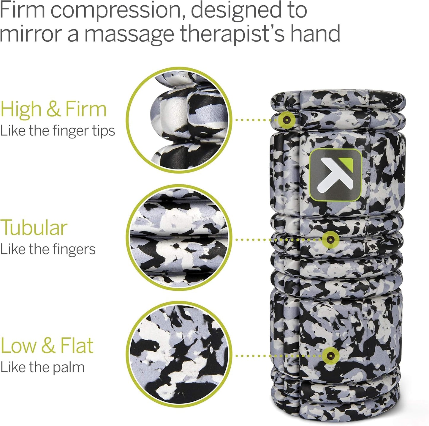 TriggerPoint GRID Foam Roller With Free Online Instructional Videos, Original (13-inch), Orange