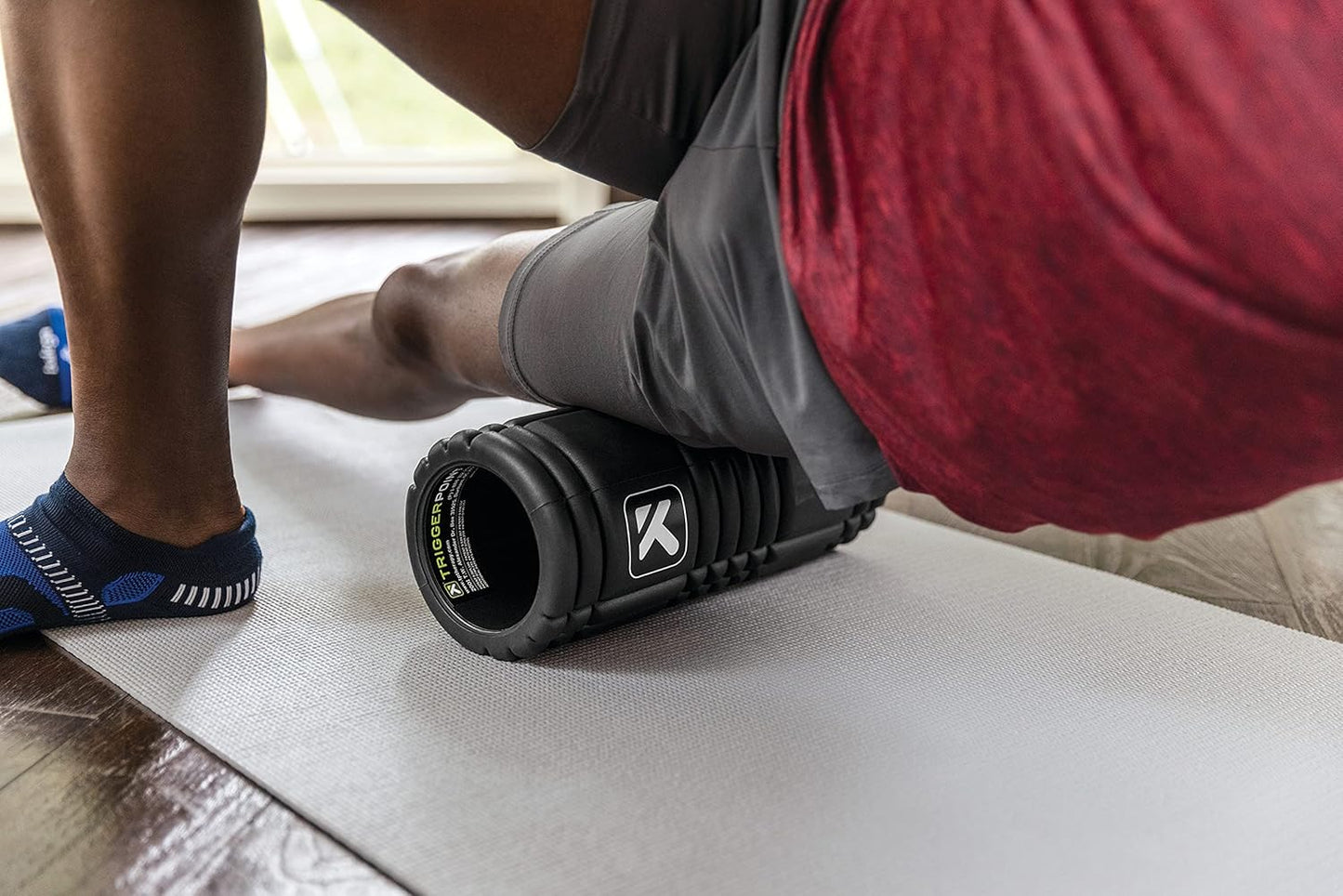 TriggerPoint GRID Foam Roller With Free Online Instructional Videos, Original (13-inch), Orange