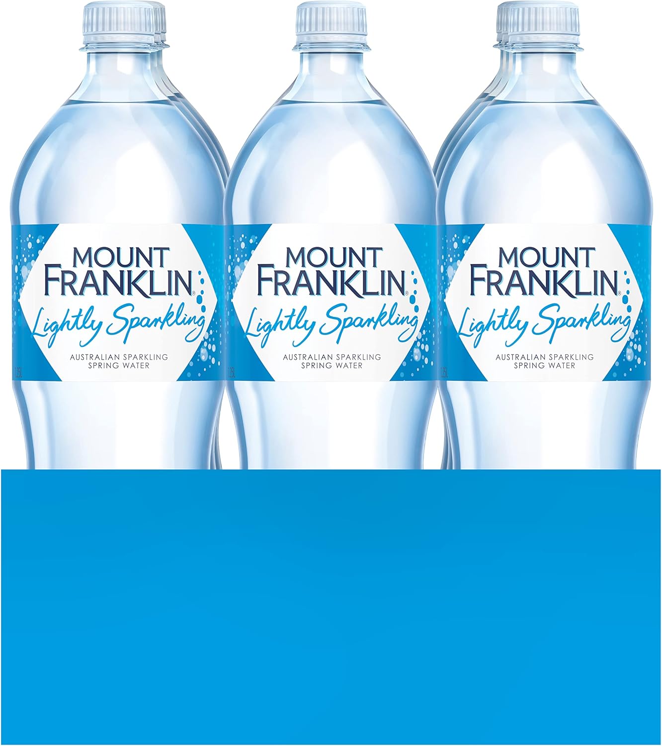 Mount Franklin Lightly Sparkling Water Multipack Bottles 1.25L x 12