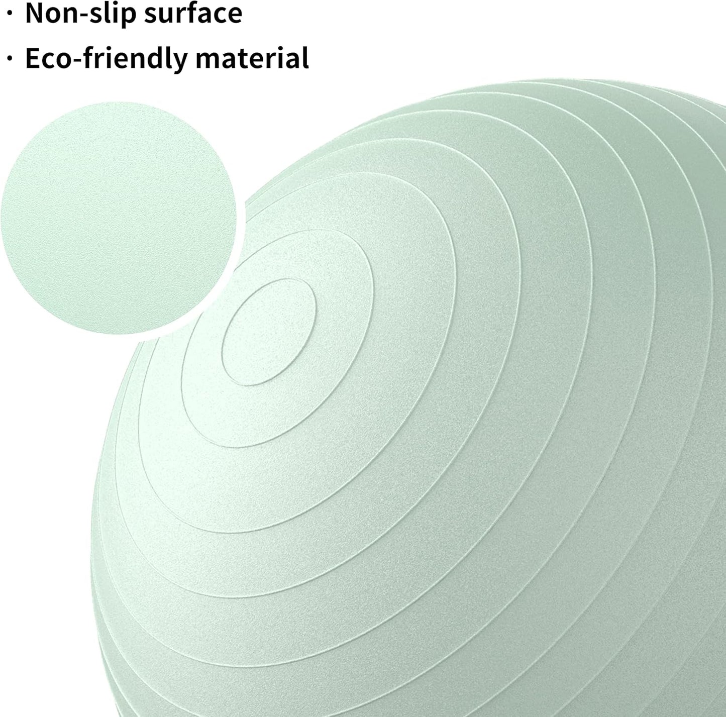 PROIRON Exercise Ball Anti-Burst Yoga Ball Chair with Quick Pump Slip Resistant Gym Ball Supports 500KG Balance Ball for Pilates Yoga Birthing Pregnancy Stability Gym Workout Training