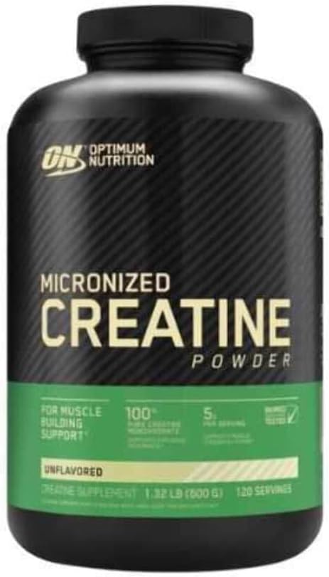 OPTIMUM NUTRITION Micronized Creatine Powder, Unflavoured, 600g